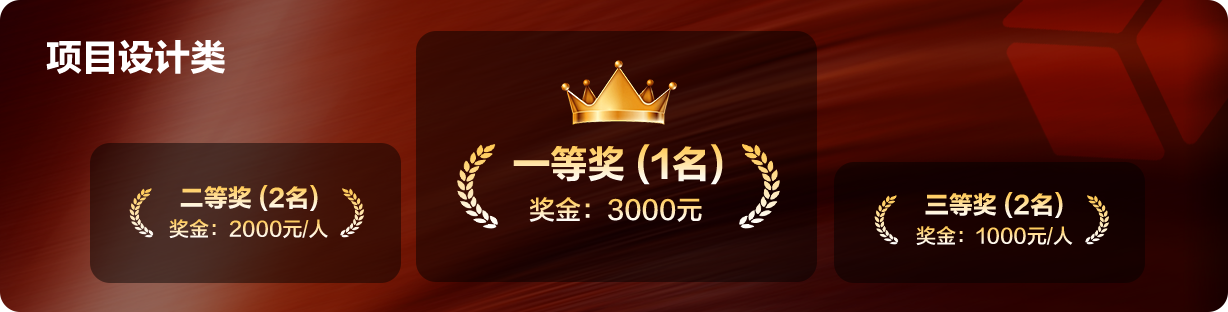 项目设计类奖项设置
